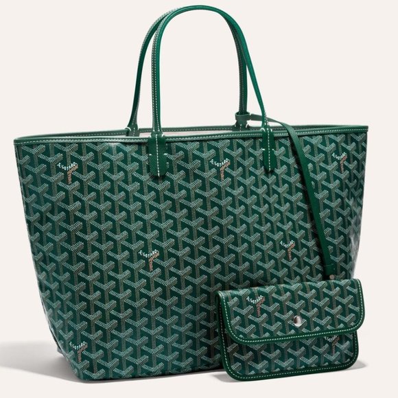 Goyard Handbags - Goyard 2018 St.Louis PM Tote in Green Goyardine